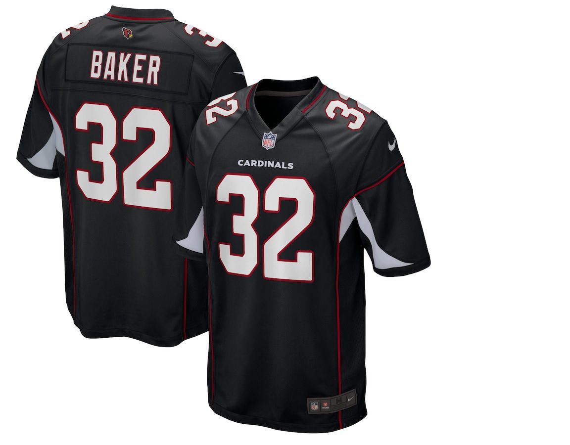 Men Arizona Cardinals #32 Budda Baker Nike Black Game NFL Jersey